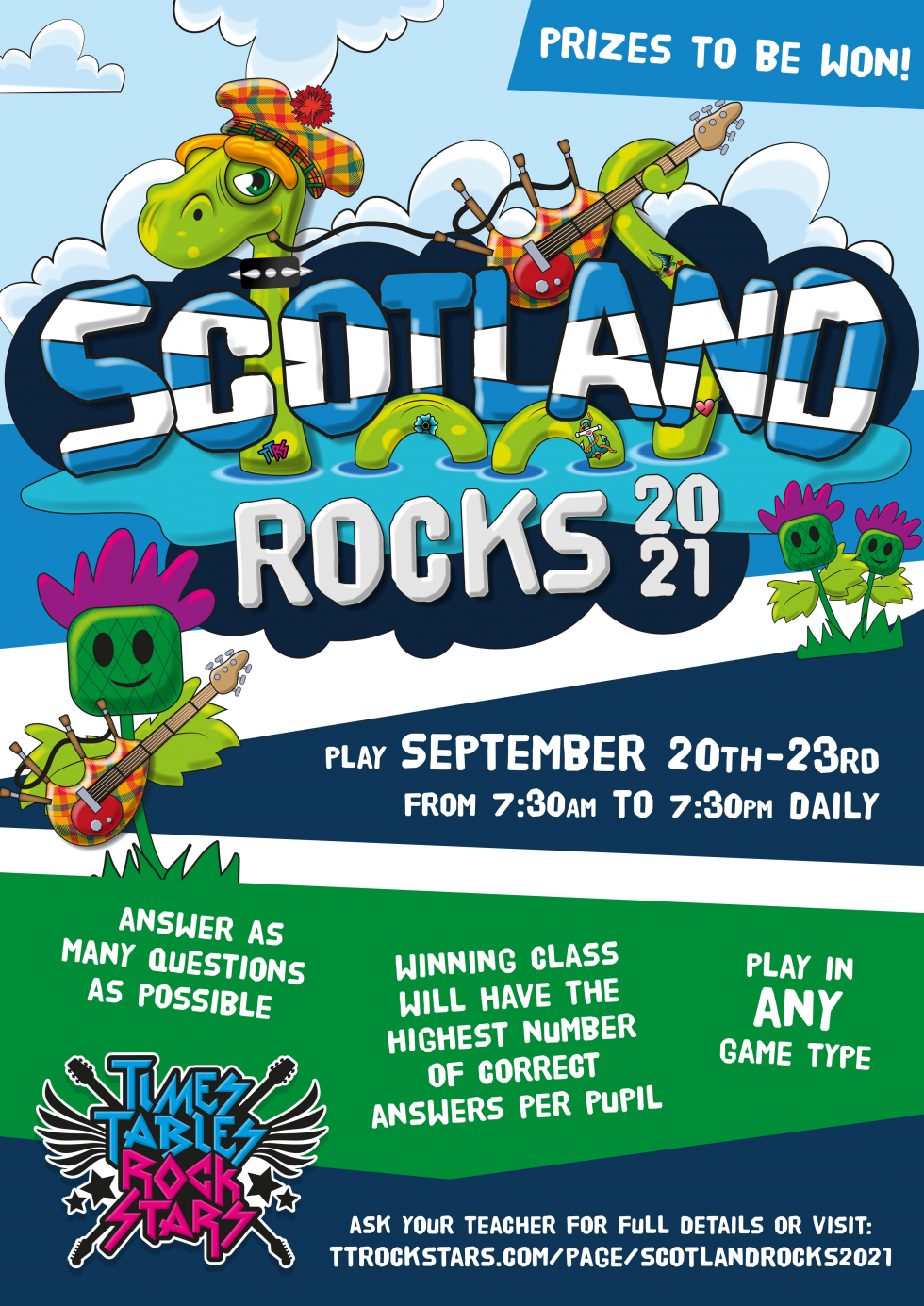Download your Scotland Rocks 2021 Poster now.
